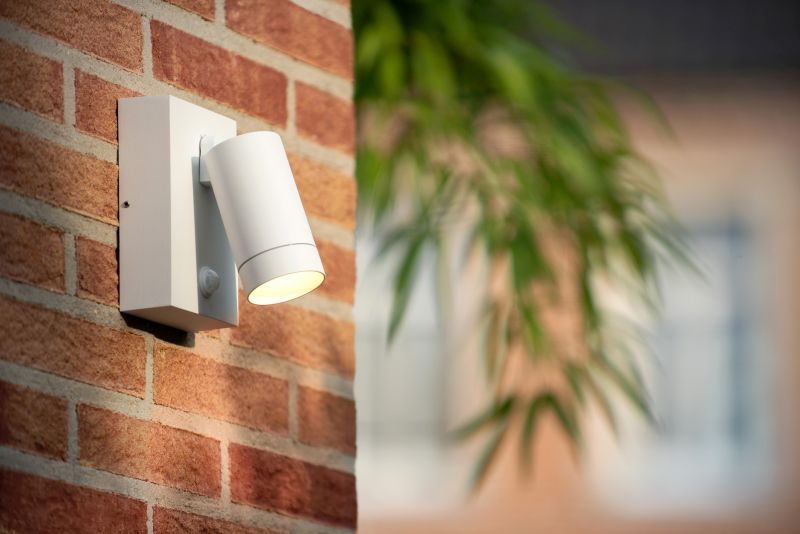 Lucide TAYLOR - Nástenné bodové svietidlo Vonkajšie - 1xGU10 - IP54 - Biele